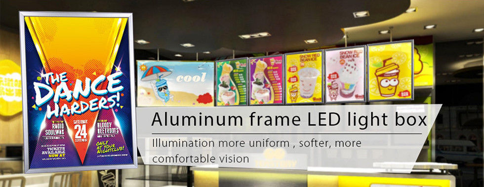 China el mejor Caja de luz rápida del marco LED en ventas