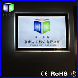 China La caja de luz cristalina de la pared LED del rectángulo/la caja de luz de aluminio Supler del marco enrarece proveedor