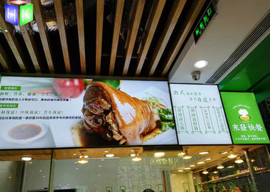 China Marco rápido iluminado caja de luz Frameless de las muestras del menú del menú del restaurante del Lit del borde proveedor