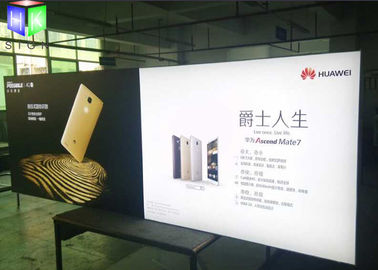 China 80 milímetros adelgazan la aprobación interior de la decoración ROHS de la publicidad de Lightbox de la tela proveedor