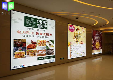 China Brillo iluminado LED del marco magnético delgado de la caja de luz del restaurante alto proveedor