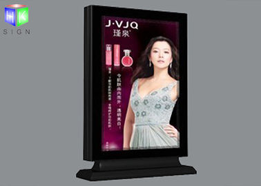 China Suelo iluminado de la caja de presentación de la publicidad del marco de la caja de luz de movimiento en sentido vertical A2 proveedor