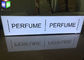 Marco encendido caja de luz Frameless del cartel del aluminio LED para la muestra del perfume proveedor
