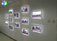 Exhibiciones montadas en la pared bilaterales de la ventana de la luz del LED para los agentes de la propiedad inmobiliaria proveedor