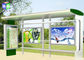 Marco de aluminio de las cajas de luz del movimiento en sentido vertical de la publicidad del refugio de la parada de autobús 30 vatios proveedor