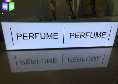 China Marco encendido caja de luz Frameless del cartel del aluminio LED para la muestra del perfume fábrica