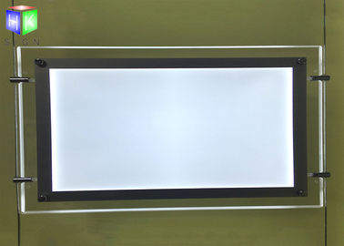 La ventana iluminada caja de luz del marco del cartel de los bolsillos de la luz del LED exhibe bilateral proveedor